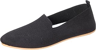 B&W Women's Slip-On Shoes - Black, 42 EU