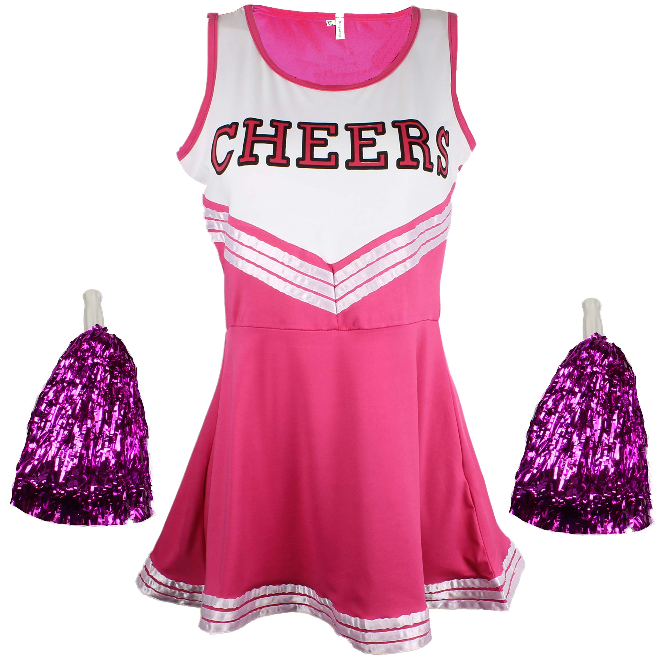 Buy Cheerleader Costume Women Cheeleader Outfit Musical Uniform with