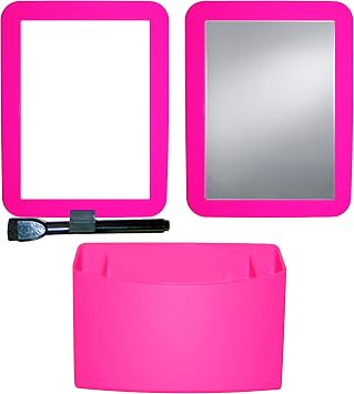 Color Rush Silicone 3 Piece Magnetic Locker Accessory Set, Hot Pink 569-8