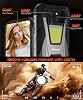 هاتف Unihertz Tank 3s مقاوم للكسر 2024 يعمل بنظام Android 14 5 G مقاوم للماء ومقاوم للكسر مع جهاز عرض موقع البناء هاتف محمول 24 جيجابايت + 256 جيجابايت (قابل للتوسعة بسعة 1 تيرابايت) 15600 مللي أمبير/سعة/مصباح تخييم مزدوج/OTG/GPS