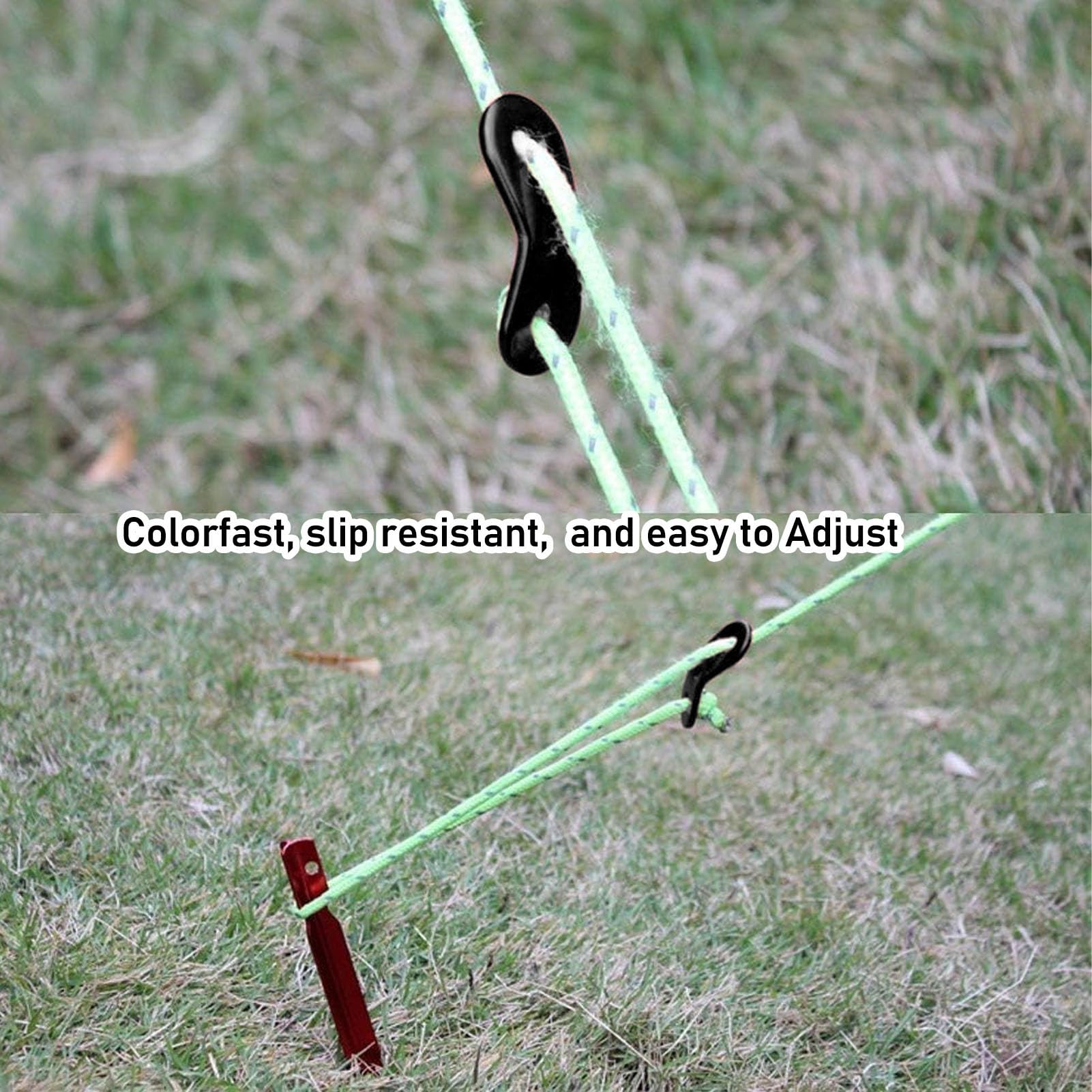 NACETURE Aluminum Alloy Rope Tensioner Camping Tent Guyline