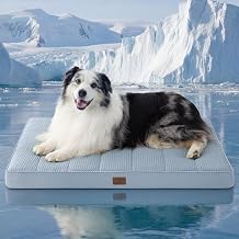 Bedsure Small Cooling Dog Bed, Breathable Puppy Pet Summer Bed, 24 Inch