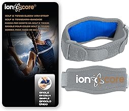 Tennis Elbow Support Strap - Golfers Elbow Support for Men & Women - for Rapid Pain Relief & Recovery