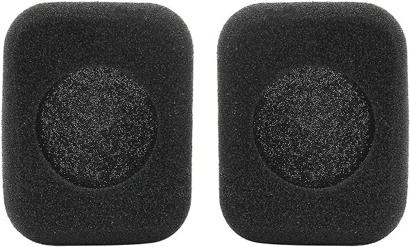 Headphone Covers, Replacement Ear Pad Ultra Soft Sponge Square Foam Cushions Comfort Headphone Ear Covers for Form 2i Headphone