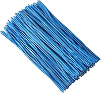 Vista 1 de Tangyinrd 300 lazos de plástico azul de 5 pulgadas, bridas para cables, para bolsos, herramientas de jardinería