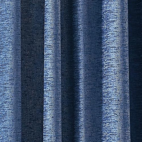 Miniatura 4 de DKNY Boucle - Cortinas de felpilla con forro para oscurecer la habitación para sala de estar, par de paneles con bolsillo para barra, 84 pulgadas,