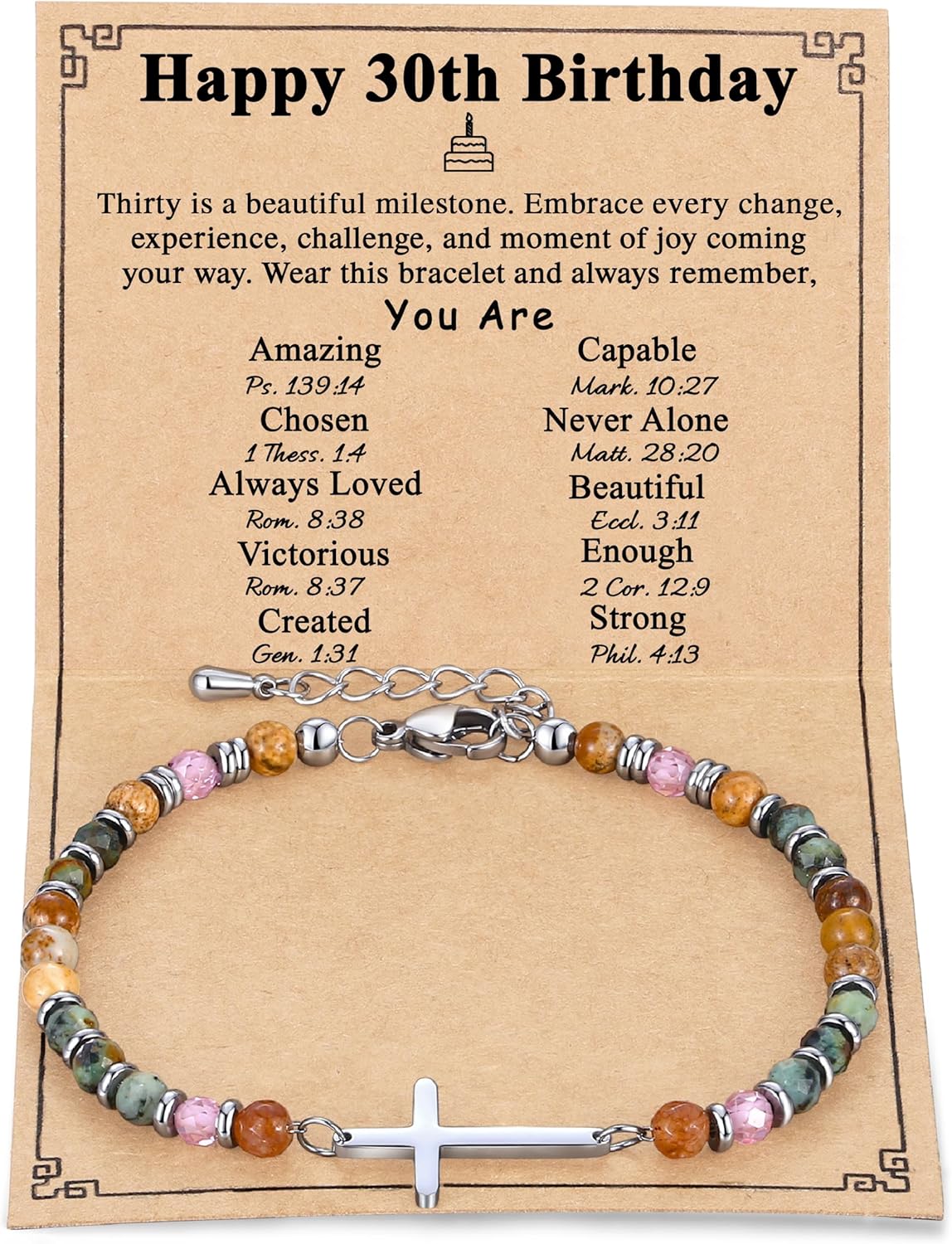 Dainty Cross Bracelet for Women, Easter Basket Stuffers for Teens, Christian Gifts for Women Friends Sister Daughter Mom Sister in Christ on Birthday Valentine's Christmas