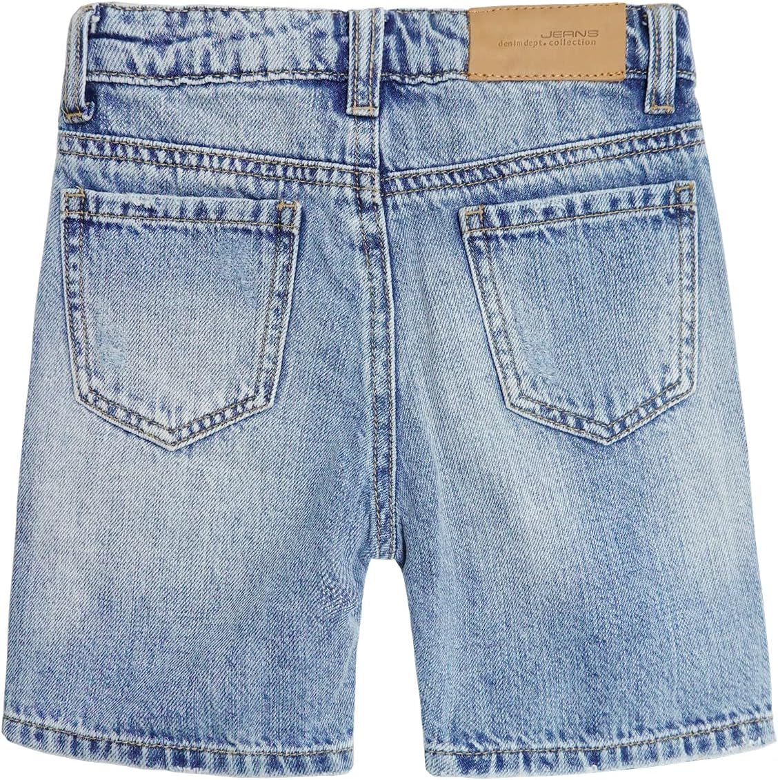 KIDSCOOL SPACE Baby Girls Boys Jeans Shorts,Ripped Simple Design Cute Summer Denim Pants