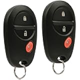 Key Fob Keyless Entry Remote fits Toyota Tacoma Tundra Sienna Sequoia Highlander (GQ43VT20T), Set of 2