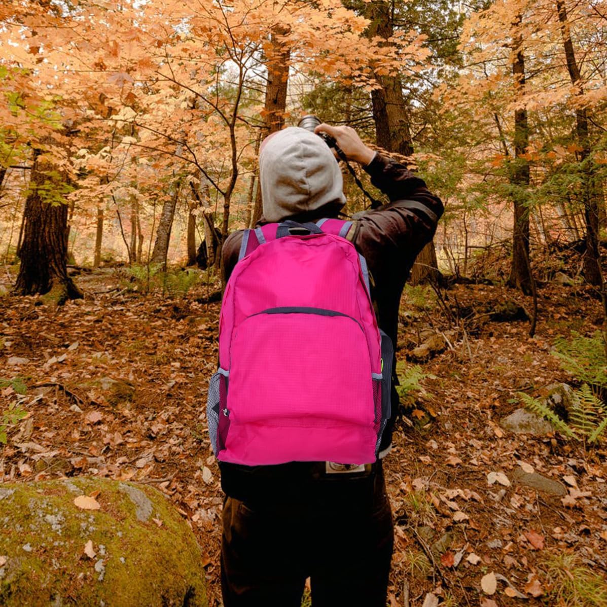 Unisex Folding Backpack for Travel and Tour, Large Capacity image 4