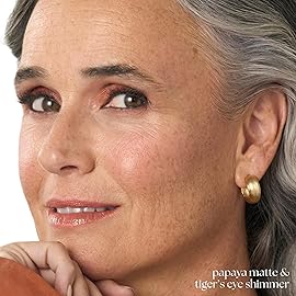 Julep Eyeshadow 101 Cream-to-Powder Waterproof Shadow Stick - Papaya Matte - Long-Lasting, Crease-Proof, Soft Peachy-Orange Matte Cream Eyeshadow with Built-in Smudger