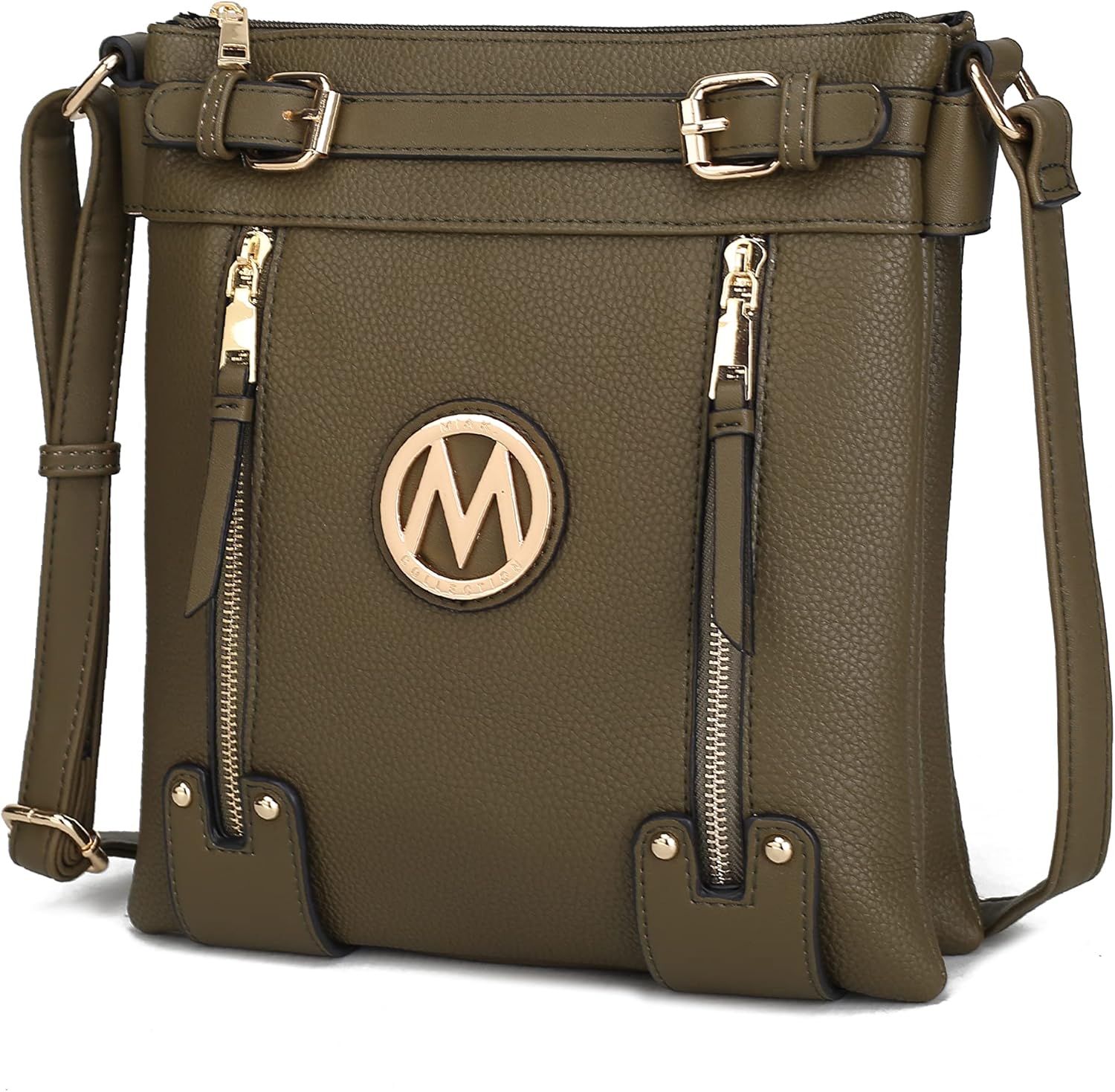 MKF Crossbody bag for women Vegan leather Crossover Designer messenger Purse