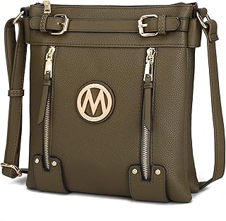 MKF Crossbody bag for women Vegan leather Crossover Designer messenger Purse