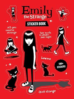 Emily the Strange Sticker Book 100+ Stickers
