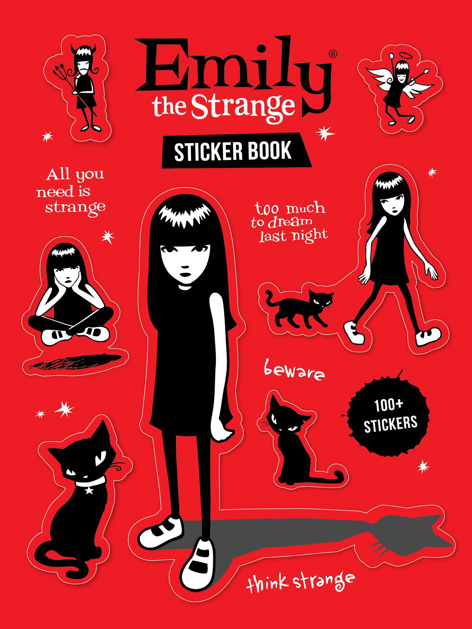 Emily the Strange Sticker Book: 100+ Stickers
