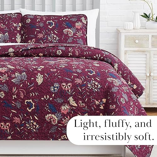 Miniatura 7 de Blooming Blossom Collection, calidad premium, suave, resistente a las arrugas y a la decoloración, funda fácil, juego de funda de edredón de gran
