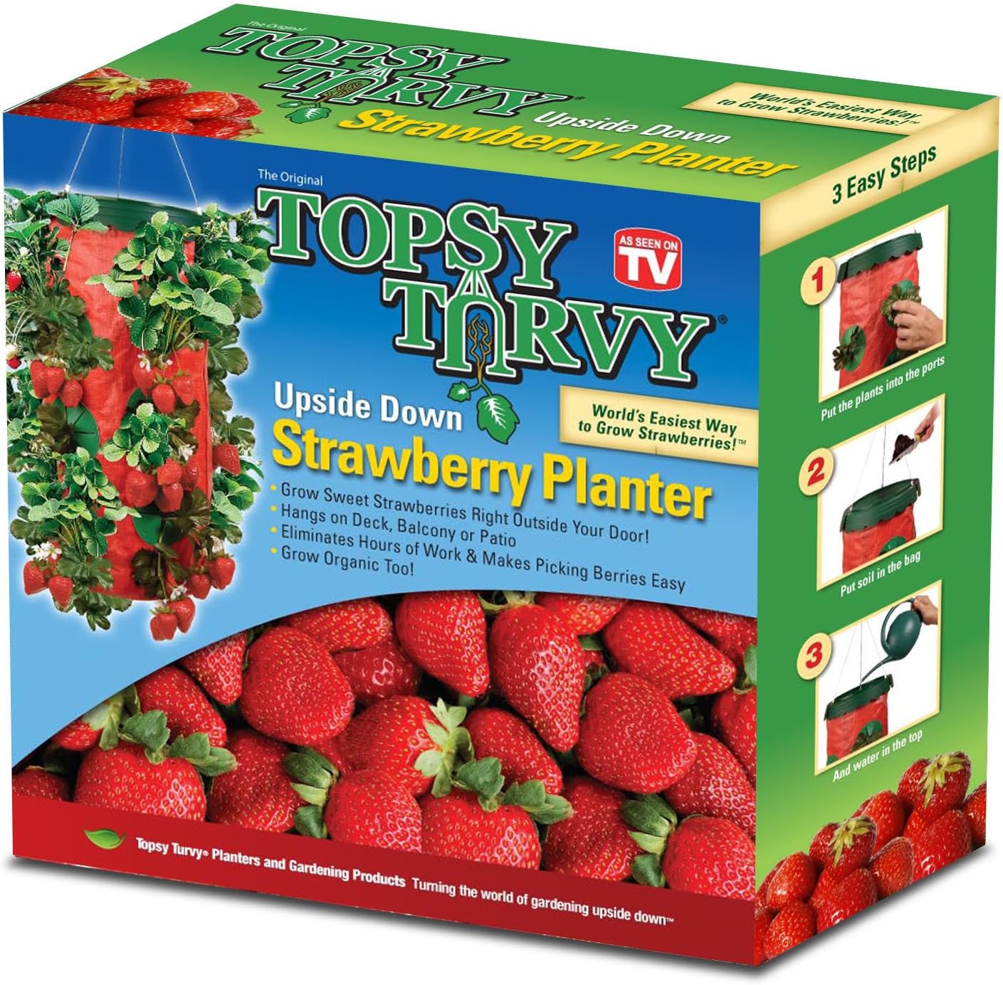Felknor Ventures TT091112 Topsy Turvy Strawberry Planter
