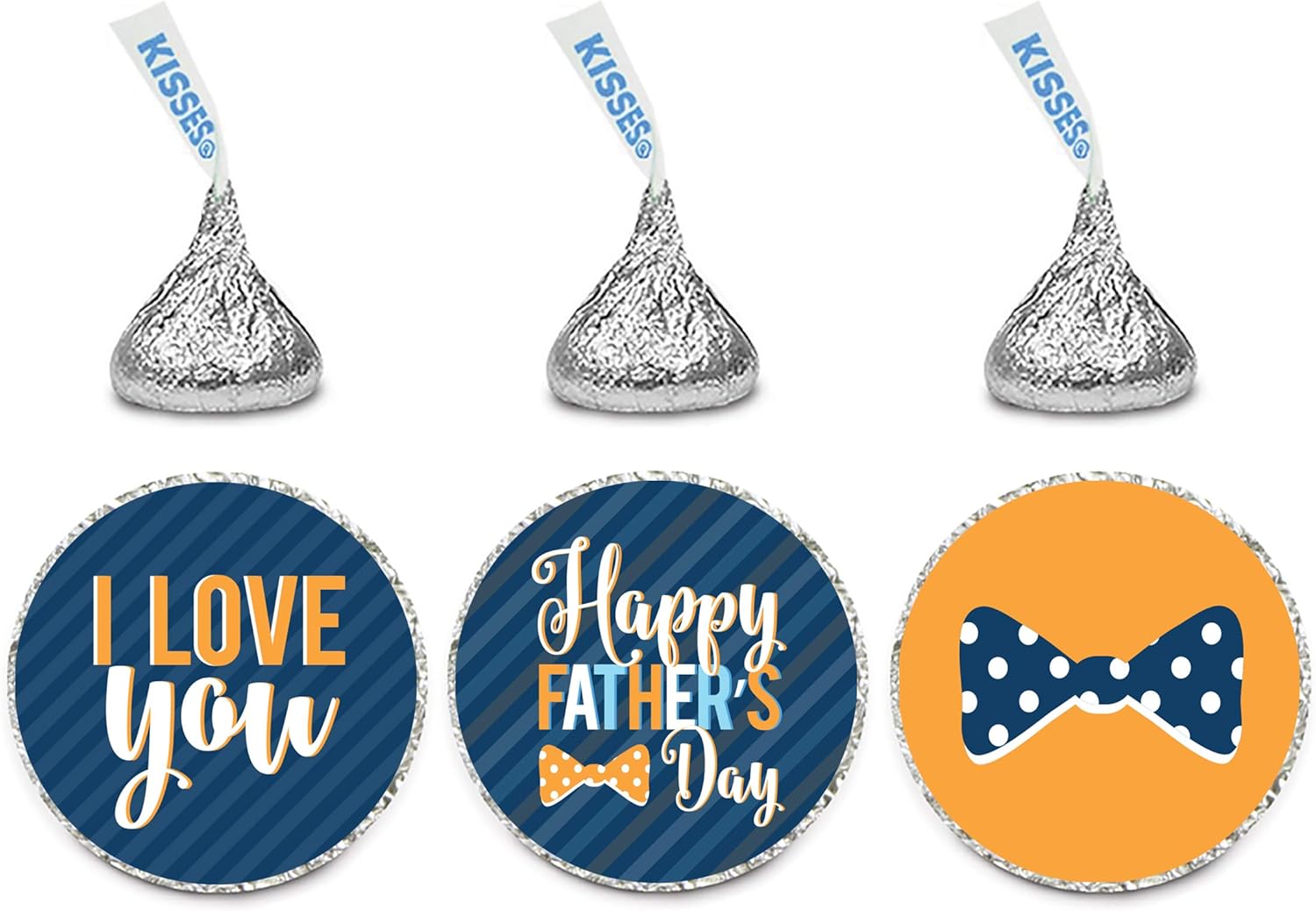 Andaz Press Chocolate Drop Labels Trio, Fits Kisses Party Favors, Happy Father's Day, 216-Pack, Envelope Seals Stickers Happy Fathers Day Stickers Fathers Day Kisses Stickers Fathers Day Favors