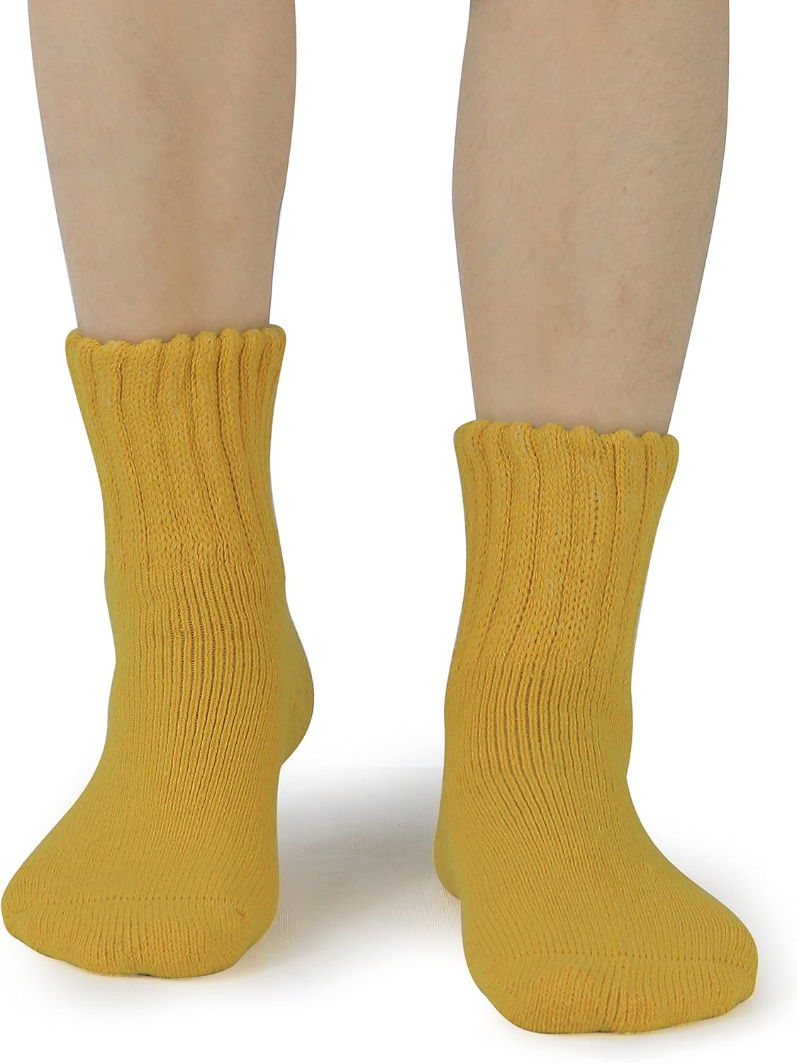 BenSorts Women's Winter Boots Socks Thick Warm Cozy Crew Socks Solid Color Gifts - Image 5