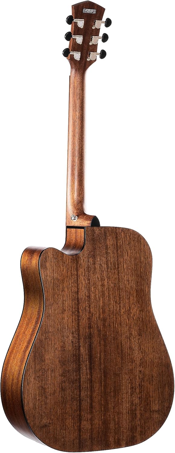 Cort 6 String Acoustic Guitar, Right, Open Pore Black Burst, Full (COREDCOPBB)