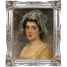 Silver Picture Frame 8x10 Vintage Victorian Picture Frames Antique Gothic Baroque Ornate for Wall or Tabletop Display, Fits 8x10 or 5x7 Photo with Mat