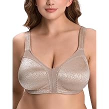 Wingslove Womens Minimizer Bra Wireless Full Coverage Non-Padded Plus Size No Underwire Everyday Comfort