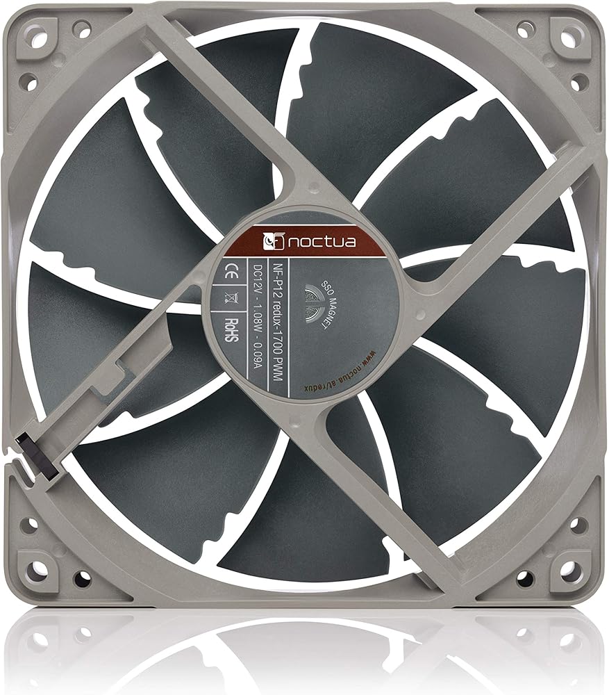 Noctua NF-P12 redux-1700 PWM, High Performance Cooling Fan, 4-Pin, 1700 RPM thumbnail 3