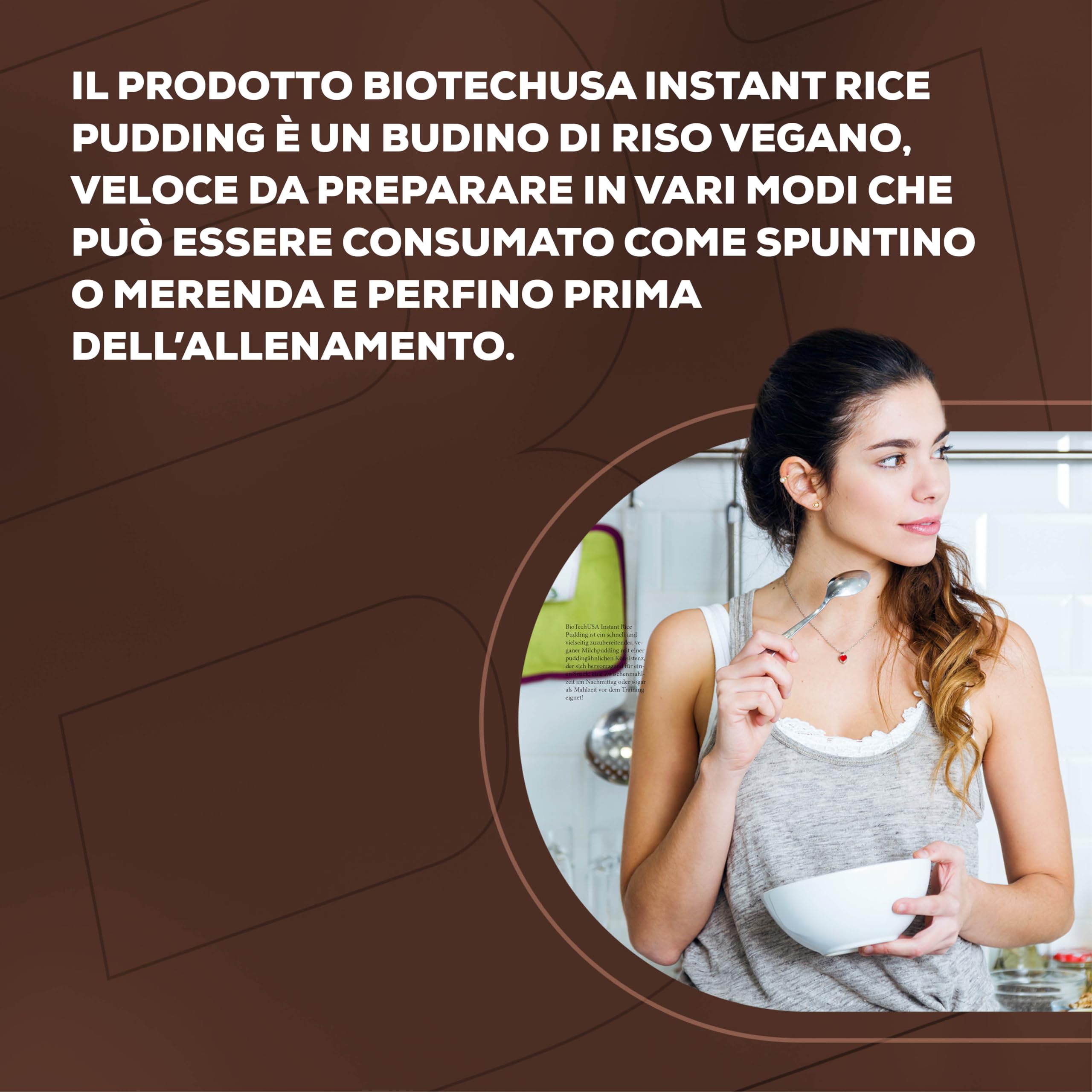 BioTechUSA Rice Pudding | Budino di riso istantaneo in polvere | vegano | tutto naturale, 3000 g, Non aromatizzato