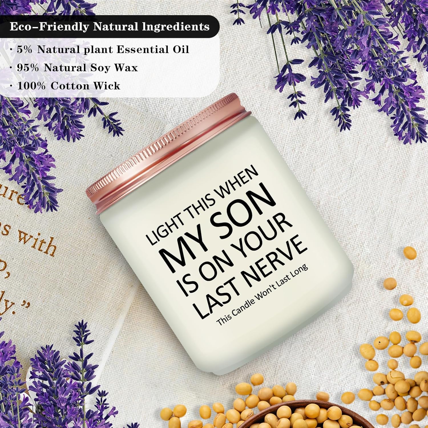 Gifts for Daughter in Law - Christmas Mothers Day Birthday Gifts for Daughter in Law from Mother in Laws - Lavender Scented Candle - Image 6