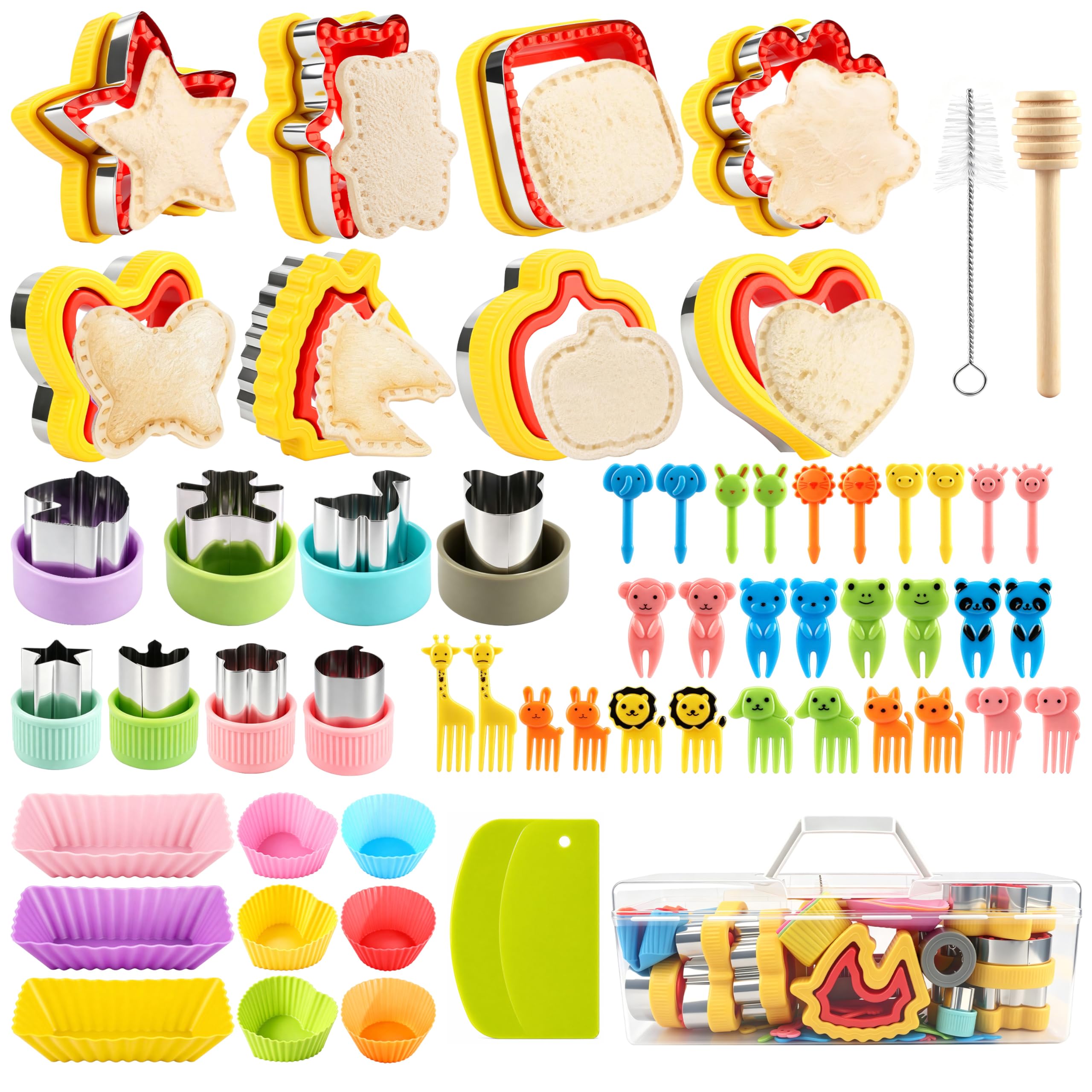 Photo 1 of TREWAVE 67 Pcs Sandwich Cutter and Sealer Set