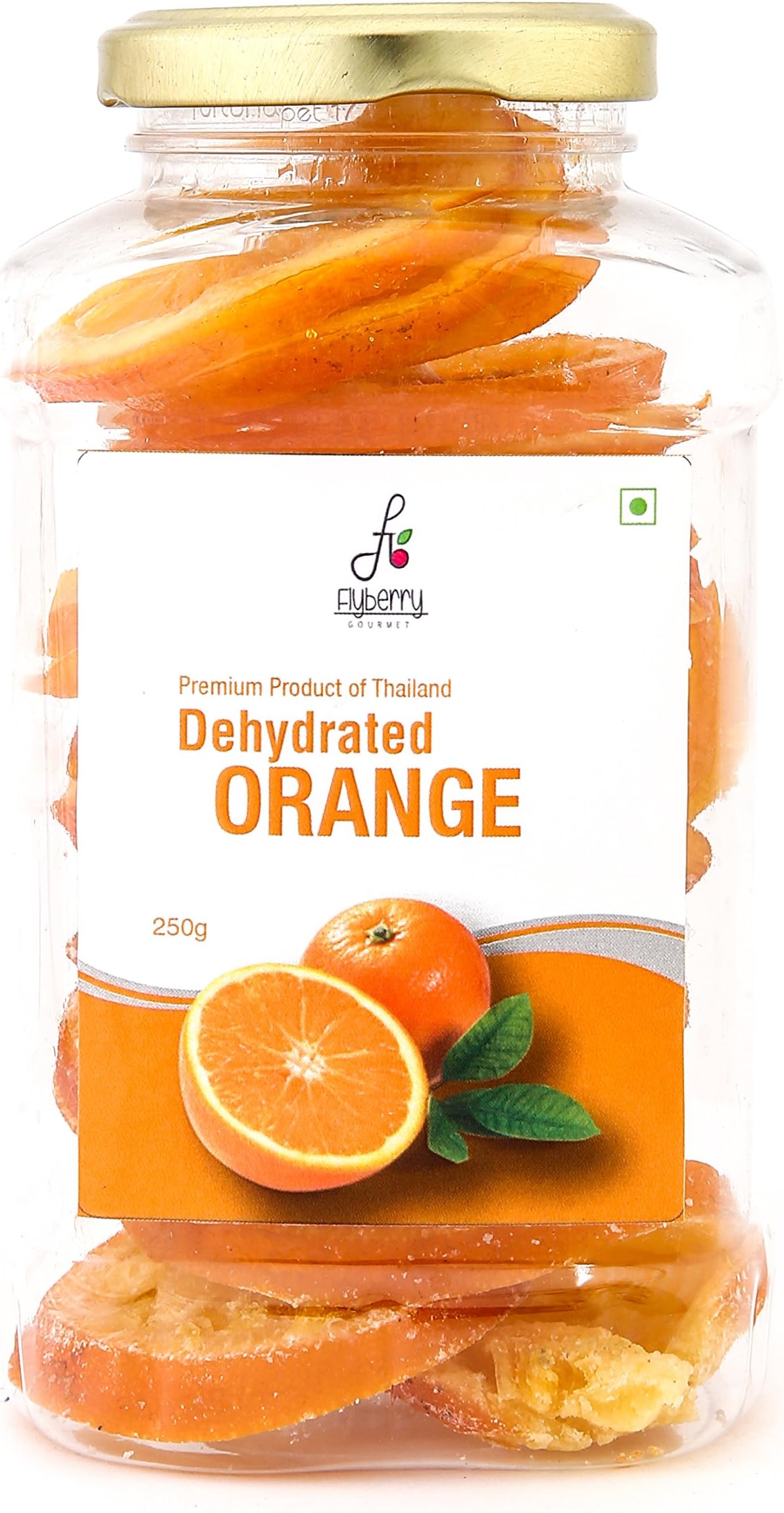 Flyberry Gourmet Orange Dehydrated, 250 g