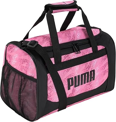 puma pink duffle bag