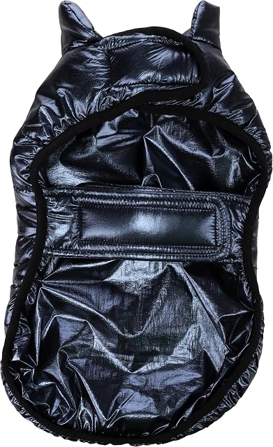 Foto 5 de 6 de Abrigo Perro - Wasa Azul Oscuro - Poliéster - Forro Polar cálido - Impermeable - Cierre con Velcro - Cómodo