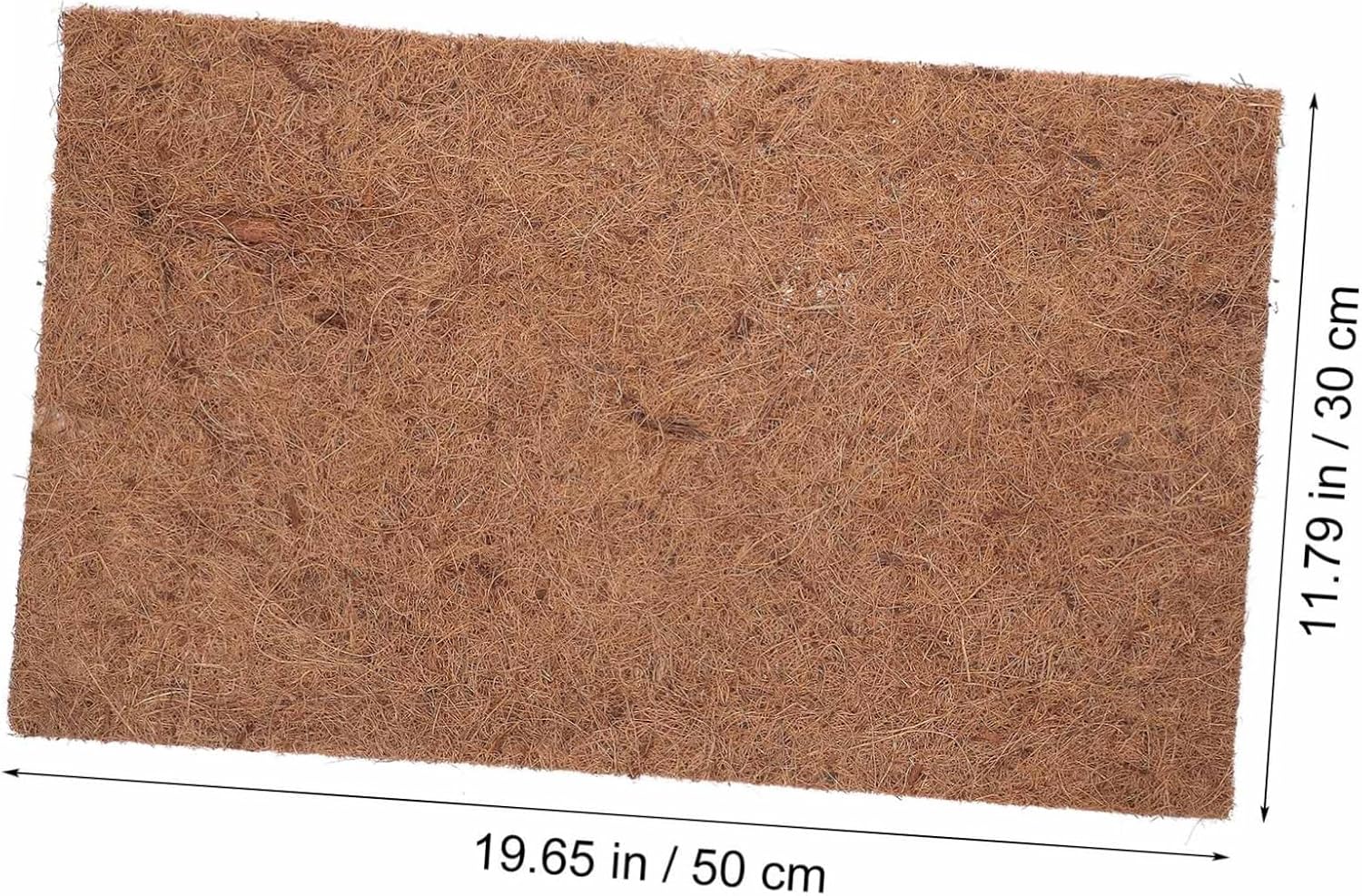 4pcs Natural Coconut Fiber Reptile Mat Soft Non-Slip Bedding for Bearded Dragons and Other Reptiles Safe for Terrariums for Home and Pet Stores