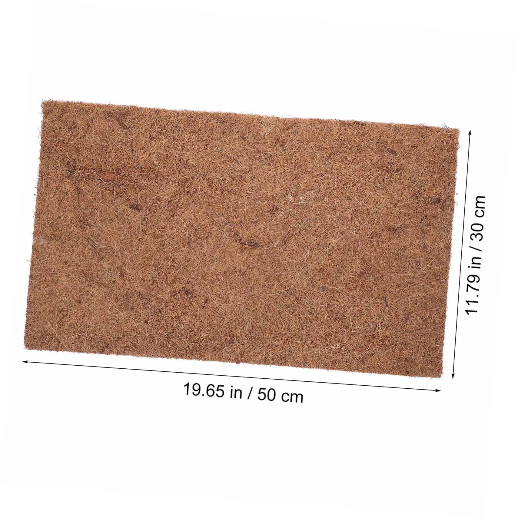 Abaodam Tappeto per Rettili 4 Pezzi in Fibra di Cocco per Terrario | Color Coffee, Superficie Antiscivolo Morbida, per Serpenti e Allevamento Domestico