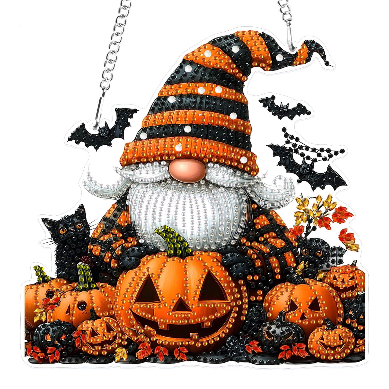 Kit peinture diamant Halloween MXJSUA decoration a suspendre