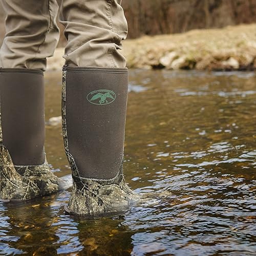 Miniatura 9 de Duck Commander - Botas de caza de goma para hombre de Hot Shot Material duradero de goma y neopreno Botas impermeables para exteriores Botas de