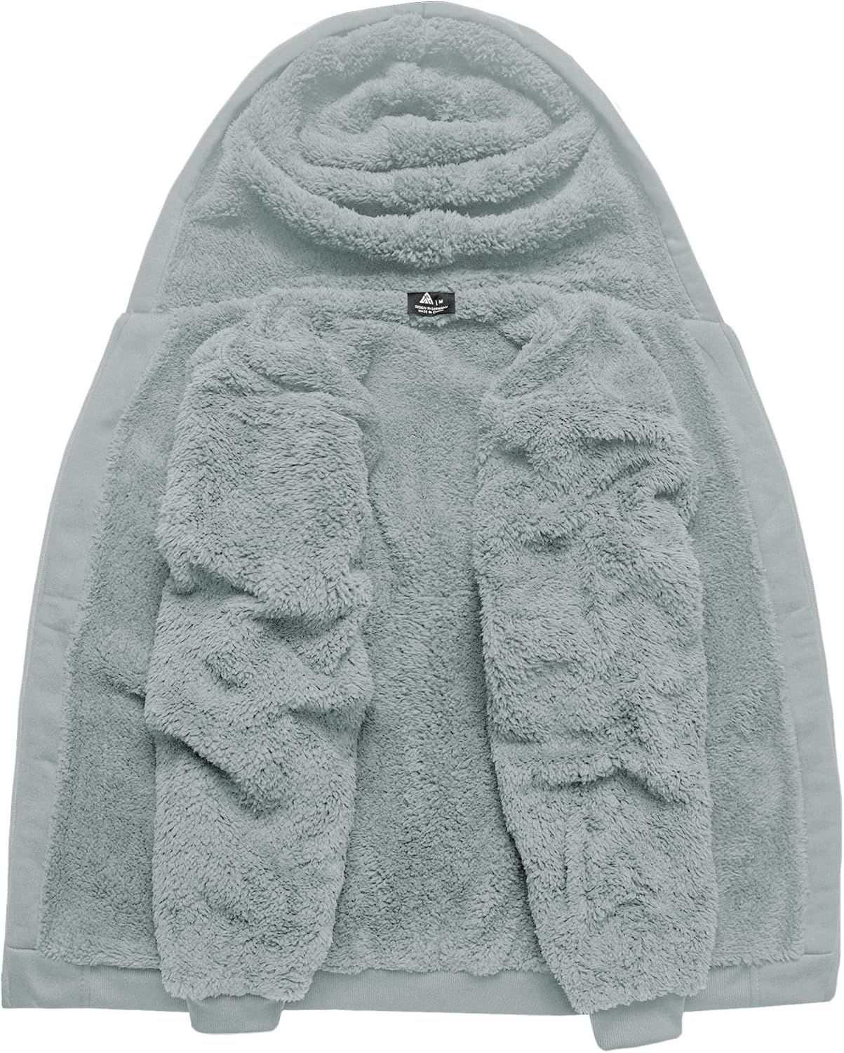 SCODI Hoodies for Men Heavyweight Fleece Sweatshirt - Full Zip Up Thick Sherpa Lined Hooded Sweatshirts