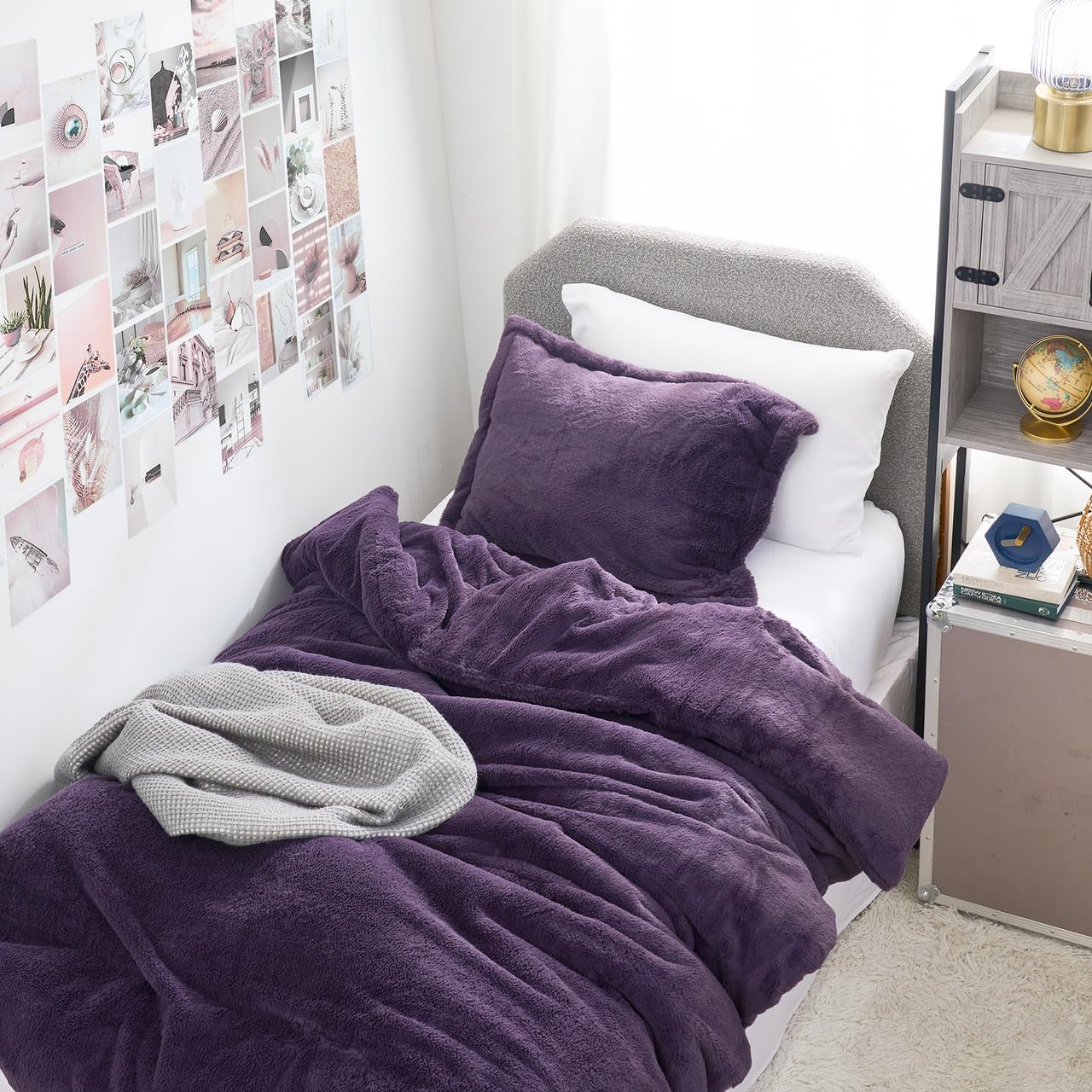 Coma Inducer I Am Bed Serious Oversized Twin Comforter Set - Nightshade Purple