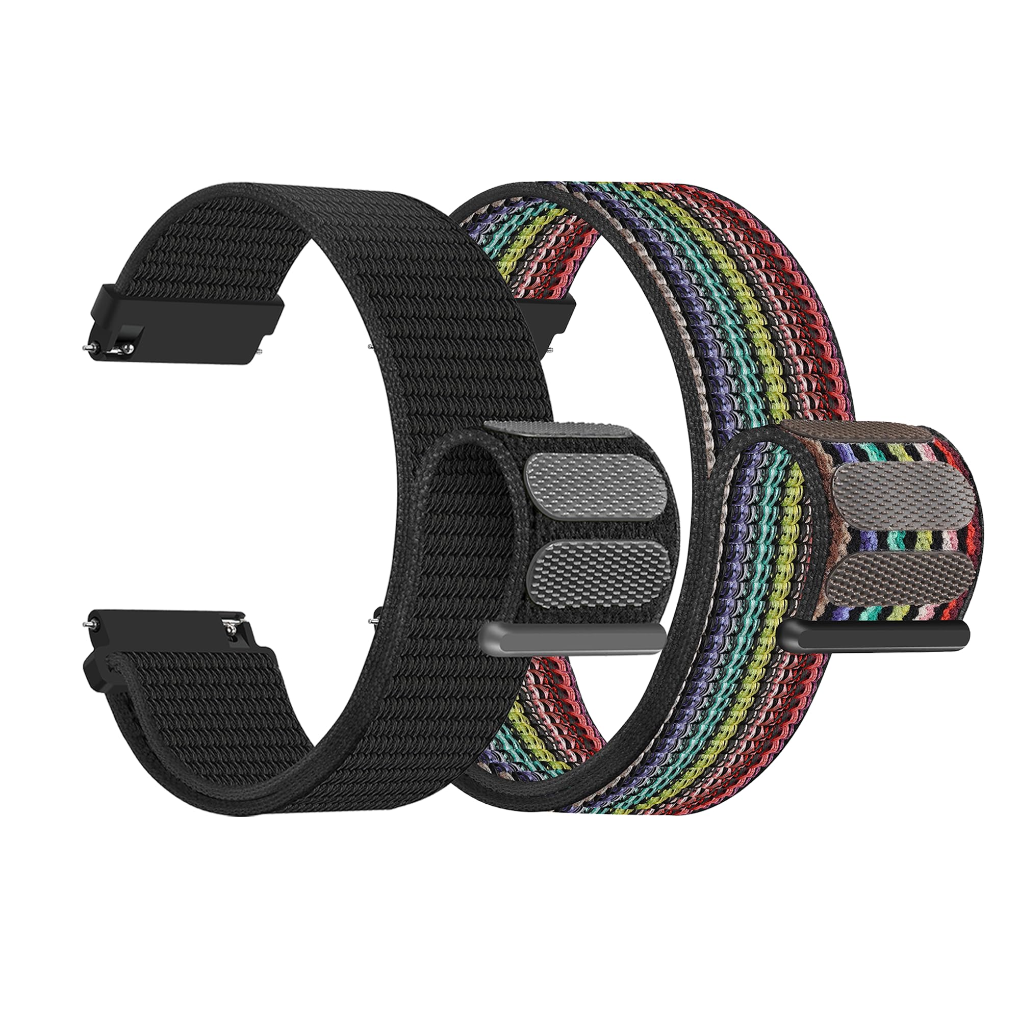 LYYLTX Nylon Fabric Uhrenarmbänder 20mm/22mm Armband für Herren Damen Ersatzband Schnellverschluss Smartwatch Sport Uhren Ersatzarmband Einstellbares Soft Breathable Watch Strap
