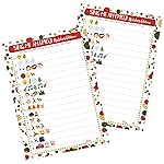 DISTINCTIVS Christmas Emoji Song Game, Sing Me an Emoji Christmas Party Game - Guess The Holiday Carol for Kids, Adults, Family & Groups - 25 Cards - Made in The USA