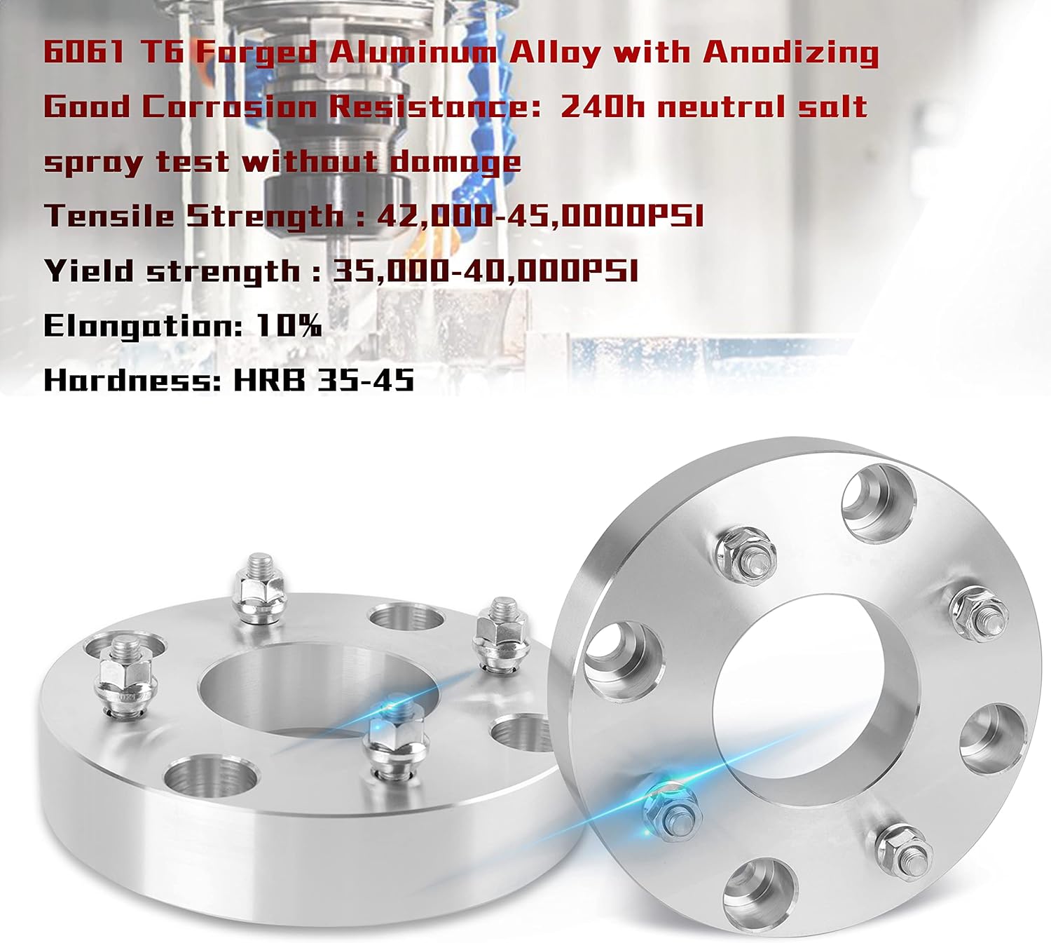 Richeer 4x156 to 4x137 Wheel Adapters Fit for Polaris Yamaha,4PCS 1.5 Inch Hubcentric with 10x1.25 Studs & 82.5mm Bore