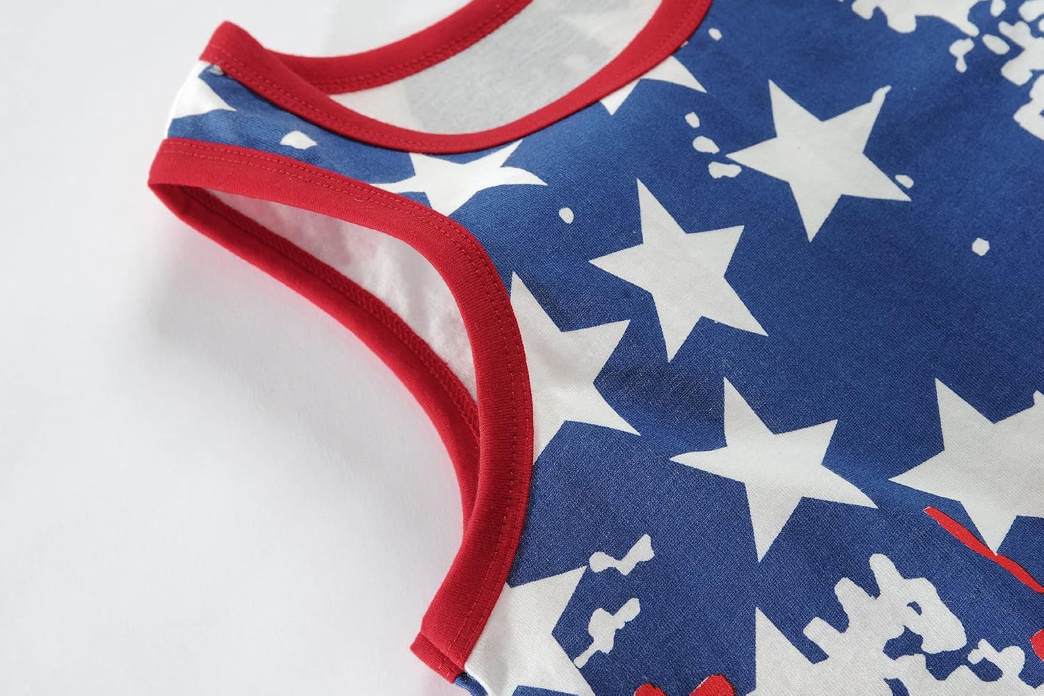 Little Hand Toddler Boys 4th of July Tank Tops Kids American Flag T-Shirts Patriotic Sleeveless Tees Summer Clothes 2-7 Years