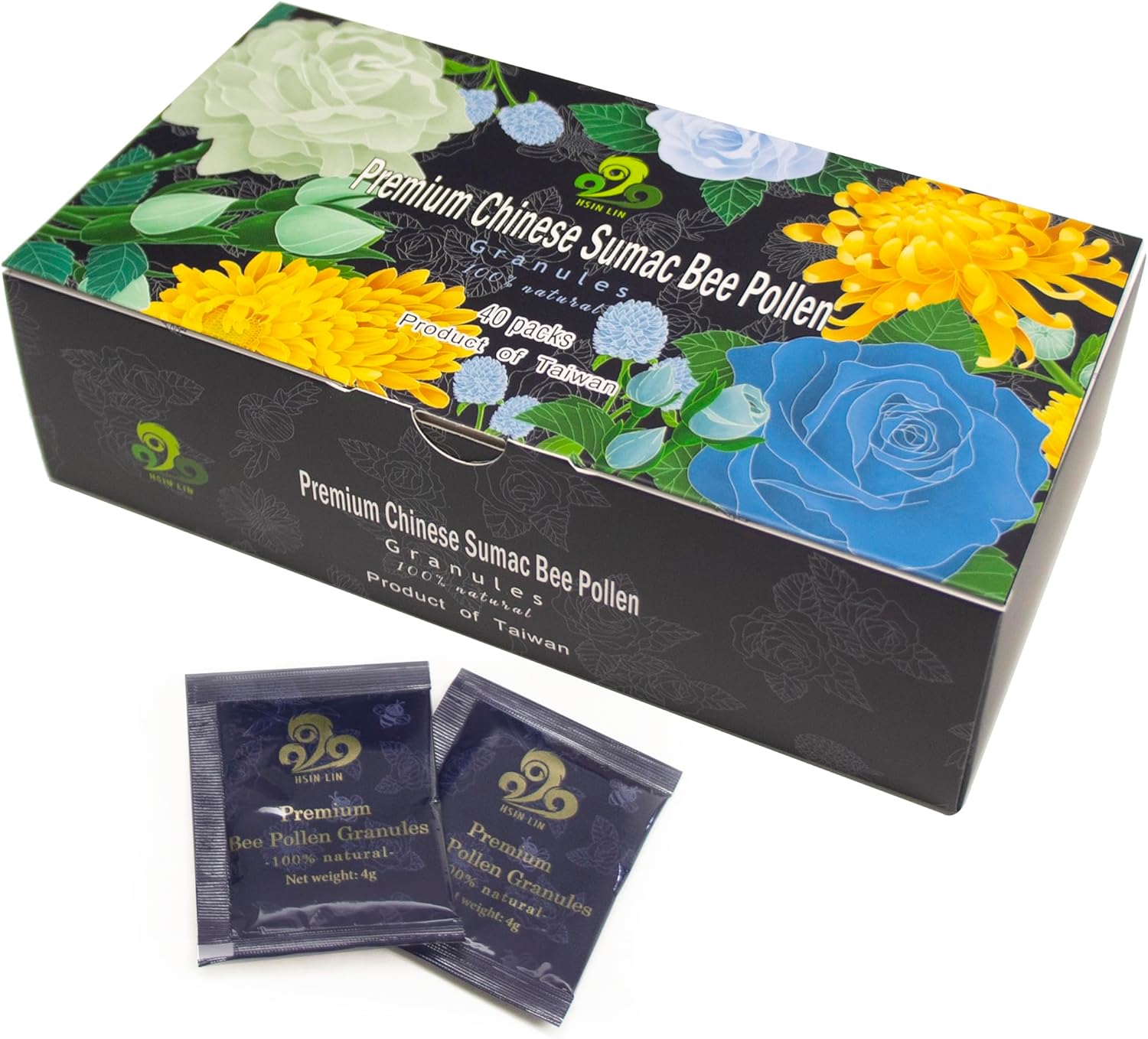 Premium Chinese Sumac Bee Pollen Granules (40 Packs)