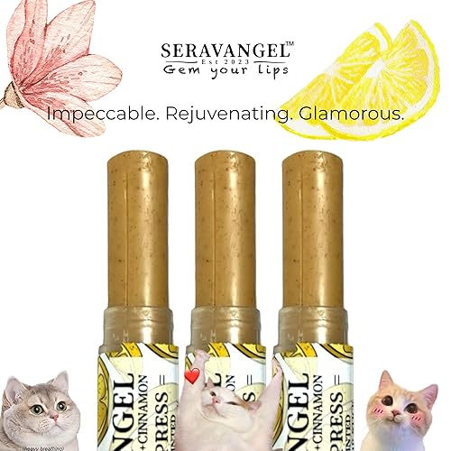 Miniatura 3 de SERAVANGEL Helio Express - Bálsamo hidratante para labios, vitamina E, sabor a limón + canela, cera de abejas, 100% natural, sin SPF, sin tinte,