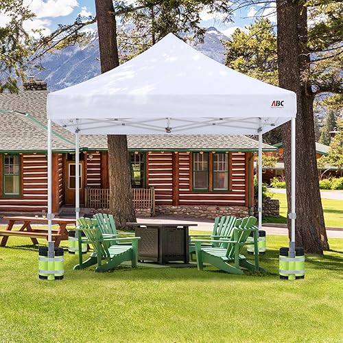 Miniatura 7 de Abccanopy juego de 4 bolsas pesadas para armado de refugio instantáneo de calidad superior y de alta resistencia, de 55 lb cada una, en más de 20