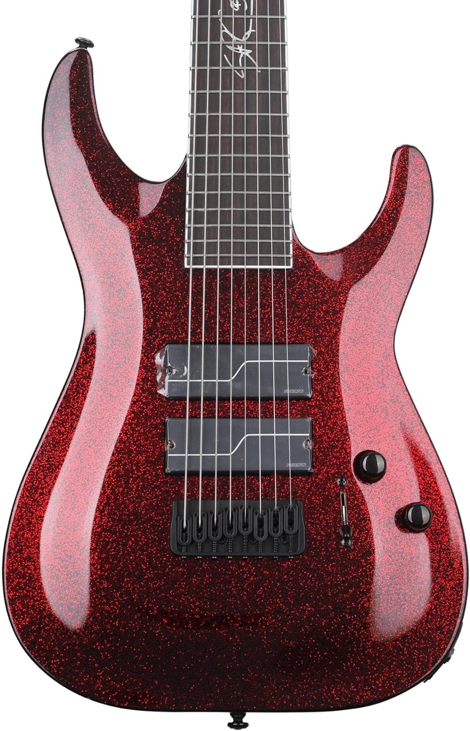 ESP LTD Stephen Carpenter Signature SC-608 - Red Sparkle