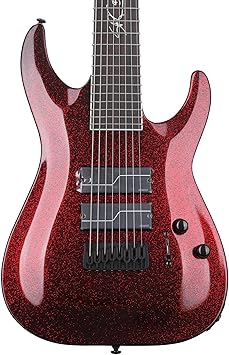 ESP LTD Stephen Carpenter Signature SC-608 - Red Sparkle