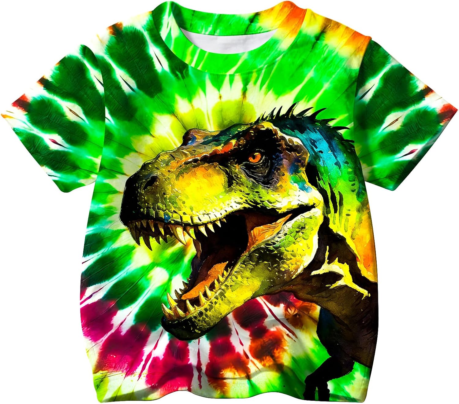 Kids Novelty Tie Dye Shirt Size 5-12