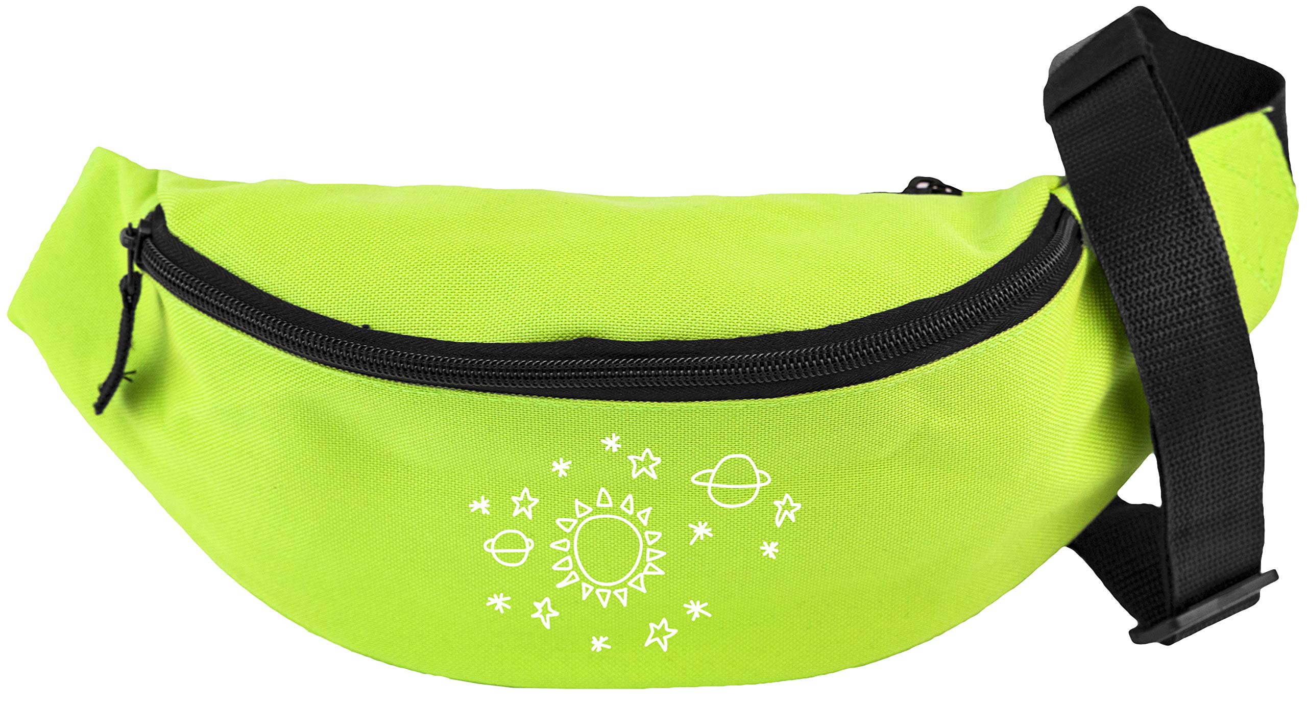 Hippowarehouse Sun Star Space Pattern Waist Pack Bum Bag Festival Accessory 38x14x8cm 2.5 litres